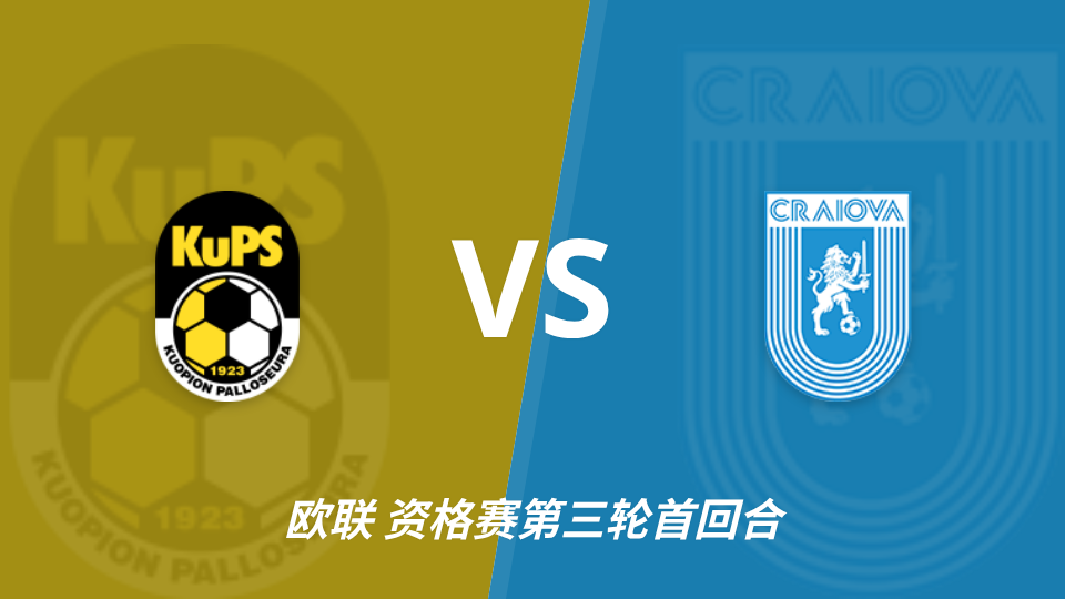 古比斯 vs 克拉约瓦大学 对阵海报