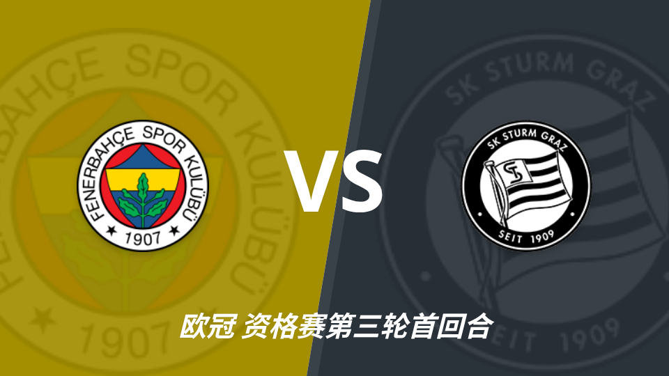 费内巴切 vs 格拉茨风暴 对阵海报